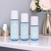 Botella de loción de esencia de plástico PETG, con fondo redondo y pared gruesa, para cosméticos, con pulverizador de agua, 80 ml, 100 ml y 120 ml.