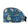 Gato de la Suerte Gorro Quirúrgico Gorro de Doctor Enfermera Una Pieza Dropshipping