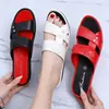 Nuevos Estilos de Pantuflas de Verano para Mujer, Pantuflas de Moda con Suela Gruesa para Mamás, Pantuflas de Plástico Antideslizantes con Tacón de Cuña para Mujer, Pantuflas de Suela Alta