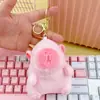 Colgante Capibara Dios de la Riqueza Buda Azafrán Kabi Bala Llavero de Peluche Corazón de Niña Colgante para Mochila Regalo al por Mayor