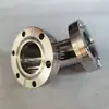 Aço Inoxidável 316L CF Vácuo Elevado Alta Temperatura Flange de Borda Afiada Cotovelo Detecção de Vazamento de Hélio CF200250 300 350 400