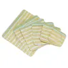 Parche de Gel de Silicona Parche en Blanco Círculo Rayado Amarillo y Blanco Parche para Puntos de Acupuntura para Niños Hipoalergénico Tela No Tejida Parche en Blanco de Gel de Silicona