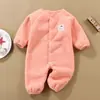 Pijamas para Bebé, Ropa Interior Térmica para Primavera, Otoño e Invierno, Ropa de Una Pieza de Invierno para Bebé, Pijamas de Invierno de Terciopelo de Nube