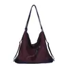 Bolsa da Moda Bolsa Feminina 2025 Outono Nova Mochila Texturizada Grande Capacidade Bolsa de Ombro Moda Transversal Pequena para Axila