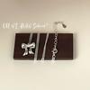 Onihan Plata Esterlina S925 Moda Lazo Anillo Collar Pulsera Tres Piezas Diseño Nicho Lujo Ligero Sentido Avanzado