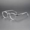 Montura de gafas ultra ligera con textura irregular y filtro de luz azul 221 diseñador Yamamoto Kyu con montura estilo Hong Kong para hombre