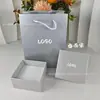 Caixa de Embalagem para Joias Dijia Kajia Bojia 7*7 Caixa Pequena para Armazenamento de Joias Caixa de Presente Neutra Venda Direta da Fábrica