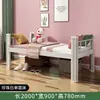 Beliche espessado com armário de armazenamento, adequado para dormitórios de funcionários; cama de estrutura de aço de camada dupla fácil de montar sem necessidade de parafusos