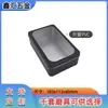 Caja de hojalata rectangular personalizada con ventana completa, caja multiusos para almacenar té, caja de hojalata para pasteles de luna, dulces y alimentos