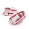 Sandalias elásticas para bebé de 0-1 años, moda tie-dye, zapatos de bebé esponjosos, sandalias, zapatos para niño pequeño 2801