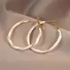 Pendientes de Metal para Pintura al Óleo de Comercio Exterior Coreanos y Japoneses de Moda para Mujer Tiktok Corona de Navidad Pendientes de Venta Caliente Moda de Nicho