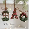 Novos Produtos Transfronteiriços Meias com Sino Tridimensional Cavalo Vermelho Pingente de Resina Enfeites de Árvore de Natal Decoração de Feriado Presentes