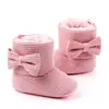 Botas de invierno con forro polar y lazo zapatos de bebé botas de algodón para bebé zapatos de bebé botas de nieve 2335