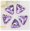 Bolsa de material para teléfono móvil con diamantes de imitación en forma de triángulo con base puntiaguda de 6 * 23 mm, funda para teléfono móvil, accesorios de diamantes de pasta de belleza