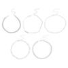 Joyería transfronteriza europea y americana personalidad simple cadena de serpiente plana cadena retorcida pulsera de tres piezas traje de pulsera de nueva moda para mujer