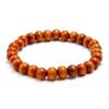 Atacado Estilo Étnico Moeda de Cobre Contas Círculo Único Contas de Oração Budista Pulseira de Contas de Madeira Pequenos Produtos de Yiwu Fresco e Doce
