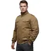 Chaqueta de Trabajo Resistente Estilo Americano Transfronteriza Htn para Hombre, Nueva Chaqueta de Caza para Exteriores de Algodón Puro para Primavera y Otoño con Múltiples Bolsillos y Cuello Alto