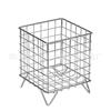 Cesta de Armazenamento Quadrada de Ferro Estilo Nórdico Transfronteiriça com Quatro Pés para Organização e Armazenamento de Bagunça de Mesa em Casa, Porta-Maquiagem