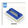 Cepillo de esponja de nailon reforzado fabricante en stock venta caliente transfronteriza cepillo para suelo de limpieza de piscina cepillo de pared de piscina