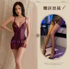 Conjunto de Pijama de Lencería Sexy para Mujer, Uniforme Sexy de Encaje Transparente, Atuendo Seductor Transparente para Juegos de Rol, Tallas Grandes, No Necesita Quitarse