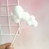 Nubes Nubes Nubes Blancas Nuevo Adorno para Pastel Enchufe Multicolor Nuevo Globo Aerostático Tarjeta para Pastel Decoración de Fiesta