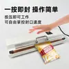 Escritorio 400 Carcasa Metálica Pequeño Comercial Bolsa de Plástico Bolsa de Té Bolsa de Papel Kraft Bolsa de Papel de Aluminio Dispositivo de Sellado Manual