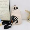 Bolsa Pequena Masculina Design de Nicho Personalidade Fashionável Estilo Japonês Personalidade Moda Bolsa Transversal Infantil Masculina Casual Bolsa de Peito