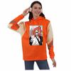Suéter con capucha y estampado de motosierra para hombre, con costuras en contraste, disponible en AliExpress.