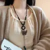 Collar de Mariposa Bohemio con Borlas para Mujer Nuevo Estilo Étnico Chino Retro Cadena Larga para Suéter Estilo Antiguo Accesorios de la Dinastía Han
