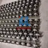 Tiras de Flujo de Metal, Tiras Deslizantes de Acero Galvanizado, Rieles Deslizantes de Tira de Rodillos Tipo Cruz Sencillo/Doble de Rodamiento de Alta Resistencia, Reemplazo Cron