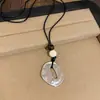 Collar Colgante Oval Irregular Estilo Coreano Ins Cadena para Suéter Estilo Vacaciones Retro Collar de Lujo Ligero con Sensación de Alta Gama