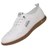 Zapatos Doudou 2026 Estilo Británico Cómodos para Papá al Volante Antideslizantes Casuales Zapatos de Hombre Cuero Suela Suave Zapatos de Cuero Resistentes al Desgaste Zapatos de Negocios