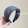 Diadema Ancha de Terciopelo 2025 Otoño e Invierno Para Lavarse la Cara Diadema para el Cabello Pinza de Lujo Ligero Tacto de Felpa Accesorio para el Cabello Versátil y Suave