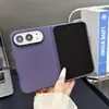 Adequado para iPhone 18 Duo: Capa de celular dobrável magnética com padrão de tecido tecnológico, Capa protetora à prova de quedas Apple 18 Duo