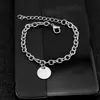 Múltiples Diseños Pulsera de Cadena Redonda con Perlas Ajustable Acero Inoxidable Moda Casual Pulsera de Pareja Minimalista Mayoreo