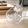 Reina del Arte Creativo Transparente Influencer Estilo Ins Sofá Fabricante Europeo Venta Directa Silla Individual Inflable Accesorios de Fotografía