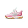Zapatos de Bádminton para Niños con Hebilla Giratoria, Zapatos Deportivos Antideslizantes, Zapatos de Entrenamiento para Correr para Niños Mayores, Zapatos de Tenis Transpirables al por Mayor