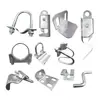 Conjunto completo de barra de posicionamiento limitada para granja porcina, anillo de cuidado de cerdas, cama para cerdos, cerradura de hebilla de puerta, equipo de cría
