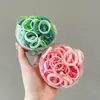 Goma elástica para el pelo de niños color lata encaje goma elástica para niñas banda elástica alta para el pelo cuerda para la cabeza de bebé