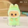 Sacapuntas de Dibujos Animados Labubu de Celebridad de Internet Transfronterizo Sacapuntas Manual Mini para Estudiantes Sacapuntas de Muñeca de Plástico Blando Duradero