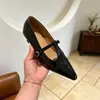 Zapatos hechos a mano estilo francés, zapatos Mary Jane vintage para mujer, punta fina con correa de hebilla, elegantes y versátiles para el trabajo