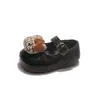 Zapatos de Princesa para Niñas 2026 Zapatos para Caminar Infantiles de Dibujos Animados Gato Lindo Suela Suave Lazo Primavera Verano Otoño