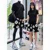 Pantalones Cortos Deportivos de Marca de Moda con Estampado de Espuma de Álamo para Hombre, Pantalones Cortos de Fitness de Baloncesto Estilo Americano de Verano, Pantalones Cortos de Cinco Puntos Transpirables