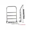 Accesorios para Carro de Plataforma Plana, Juego Completo de Mangos, Manillares Plegables, Tubo Galvanizado Engrosado 1.5
