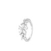 Anillo floral transfronterizo Xuping europeo y americano, simple y elegante, estilo coreano ins, lujo ligero, joyería elegante para mujer al por mayor