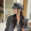 Otoño e Invierno Nuevo Estilo Japonés Simple Moda Estilo Coreano Boina Viaje Fotografía Callejera Versátil Celebridad de Internet Gorra Octagonal Mujer Color Sólido