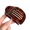 Pinza para el Cabello que No Lastima la Cabeza, con Borde de Nácar, para Mujeres, con Acabado de Lujo, Pasador Curvo para la Parte Posterior de la Cabeza, Tamaño Grande, Pinza de Pico de Pato de Corona Alta