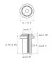 Columna de Tuerca Impermeable de Acero Inoxidable 304 Columna de Tuerca de Sellado de Espárrago de Ajuste a Presión Impermeable Estándar Nacional Bs Tuerca de Mariposa de Plástico M3-M8