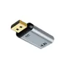 Adaptador HDTV fêmea para DP macho Conversor de Vídeo HD HDTV para miniDP 4K60HZ pequeno DP