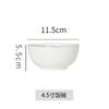 Cerámica Europea Sencilla Vajilla Set Hogareño Bordes Dorados Tazones y Platos Olla de Sopa Configuración de Mesa de Hotel Cubiertos de Porcelana Combinación Libre